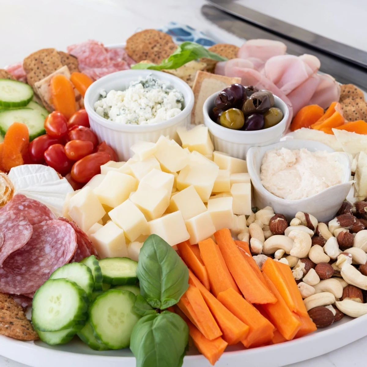 Artfully arranged Girl Dinner Platter, perfect for a light meal and sharing.