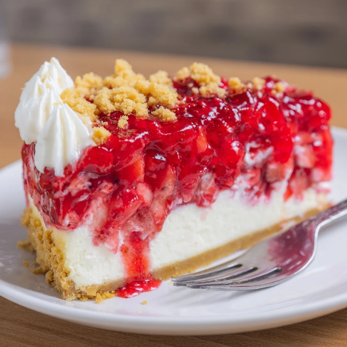 Strawberry Shortcake Cheesecake