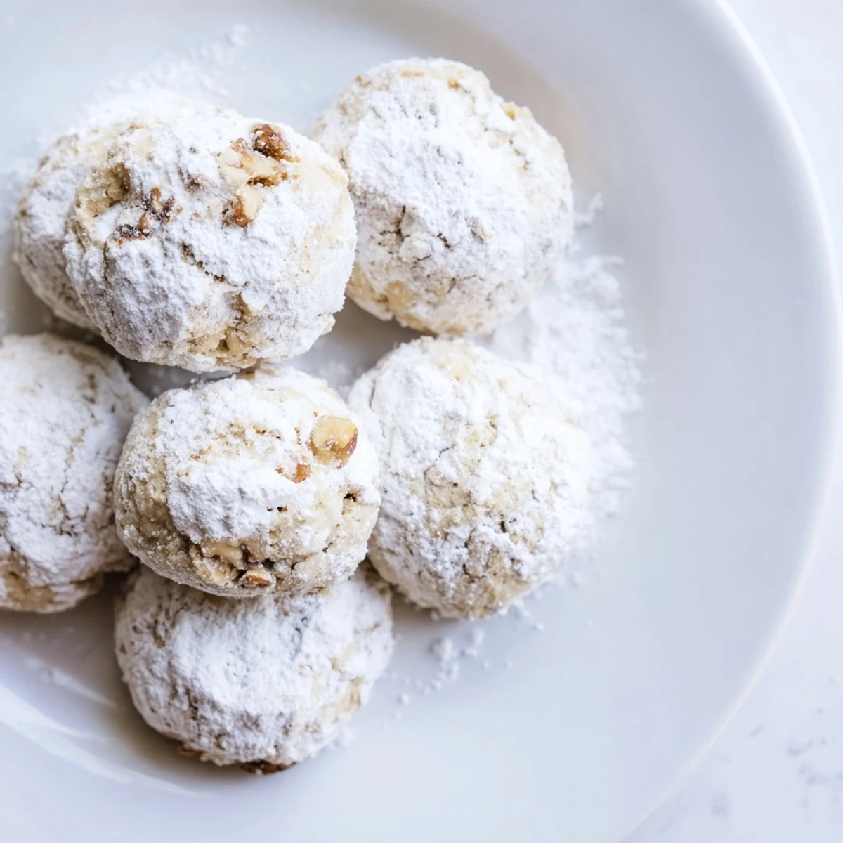 Golden, buttery Budget-Friendly Snowball Cookies, ready to enjoy with a warm cup of coffee and friends.
