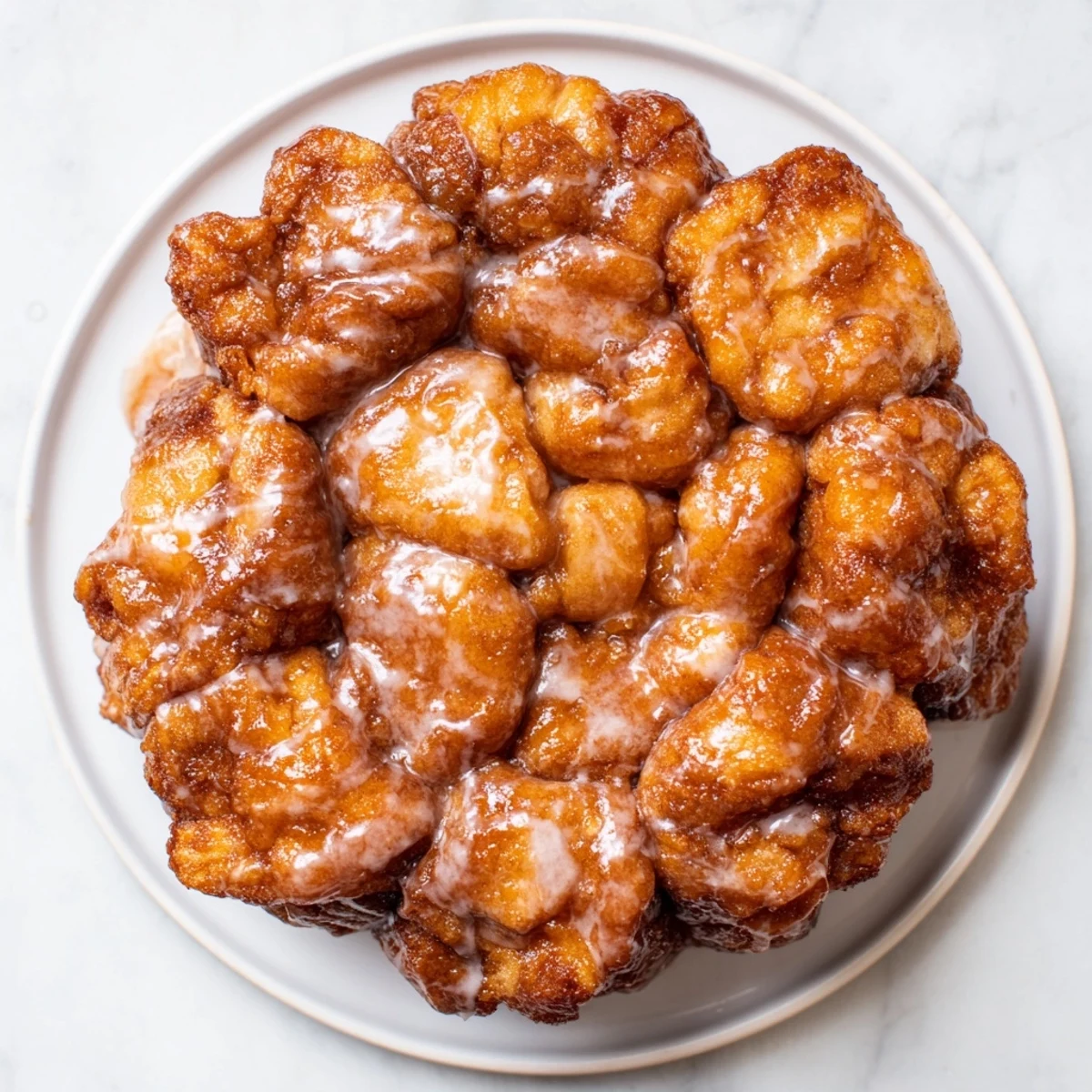 Warm, golden Easy Christmas Morning Monkey Bread presented beautifully, ready for a festive breakfast.