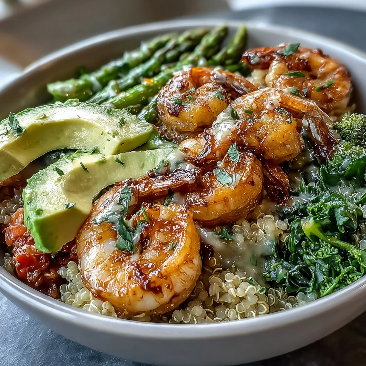 Freshly assembled Rainbow Vegetable Detox Bowl, a healthy and colorful meal.
