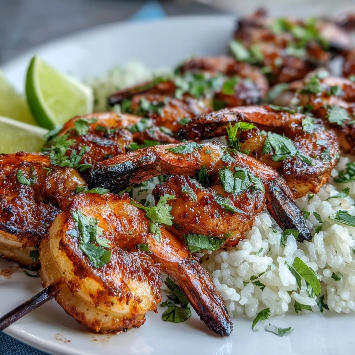 Jerk Seasoning Shrimp Skewers