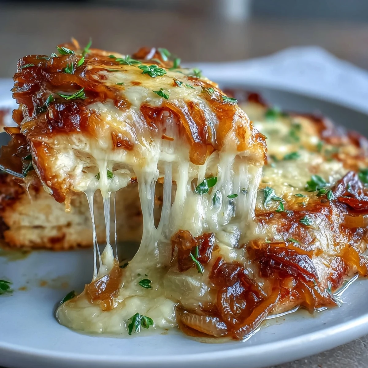 French Onion Chicken Bake