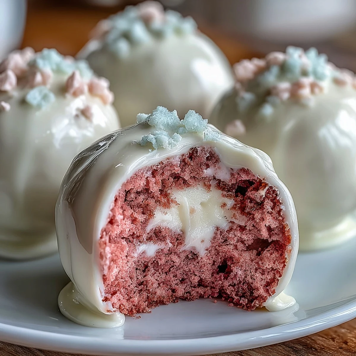 Pink Velvet Cake Pops