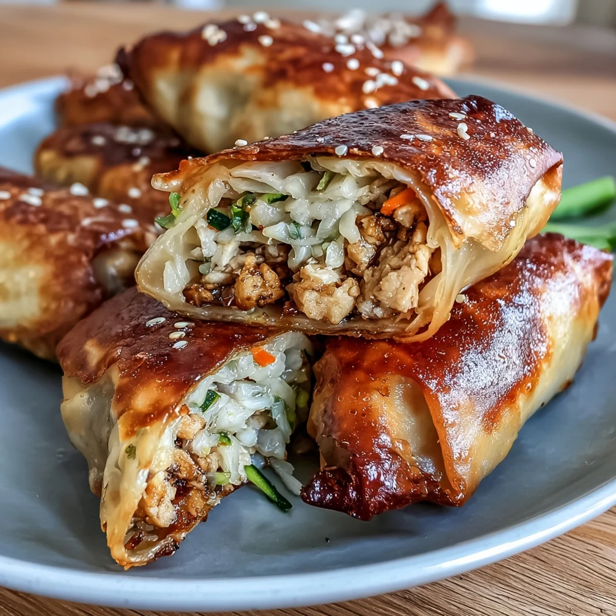 Chicken Veggie Rice Paper Bites