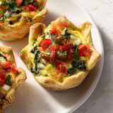 Easy Festive Mini Quiche Cups