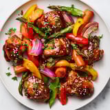 Honey Garlic Chicken Veg
