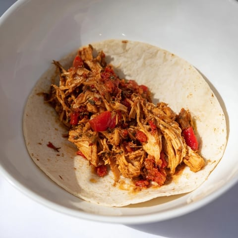 Warm, flavorful Crock-Pot Shredded Chicken Tacos, ideal for a comforting, easy weeknight dinner.
