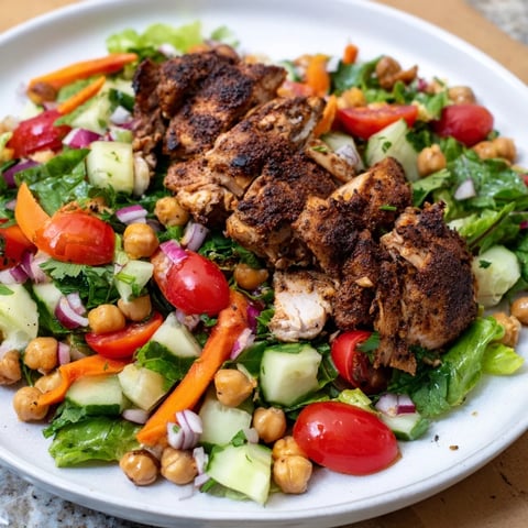 Tender chicken salad, tossed with fresh veggies and tangy dressing for a light lunch.