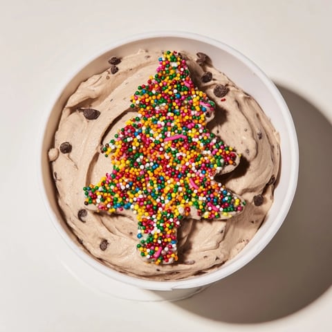 Festive Tree Brownie Dip, creamy and chocolatey, ready to serve with graham crackers and fresh strawberries.