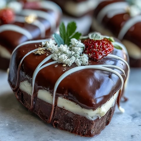 A romantic chocolate heart filled with fresh strawberries, perfect for Valentine's Day celebrations and interactive dessert moments.