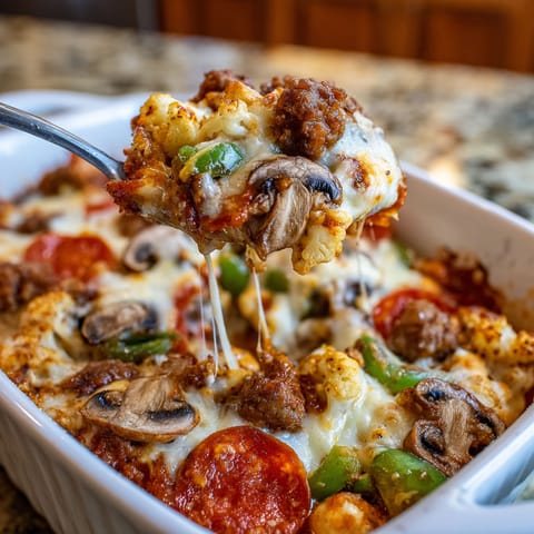 A bowl of food with a spoon in it.
