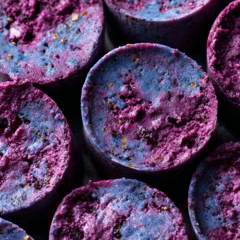 Blueberry coconut frozen cups.
