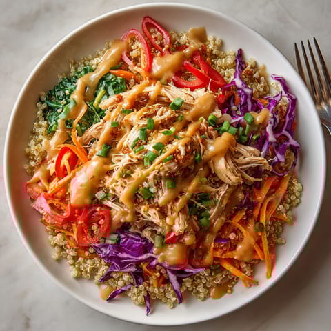 A bowl of food with a fork next to it.
