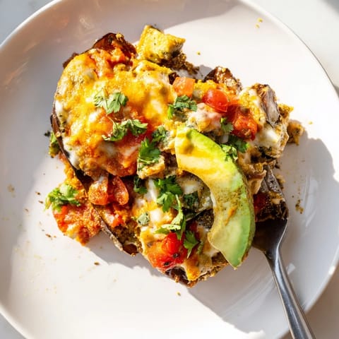 Avocado Eggplant Curry Bake