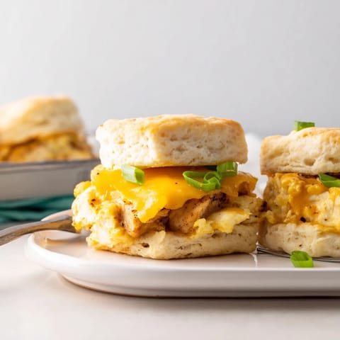 Cajun Chicken Breakfast Biscuits