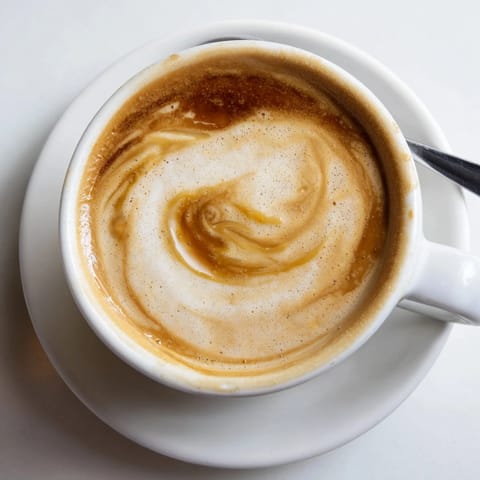 Creamy blend of caramelized onions and rich espresso in this unique Onion Latte.  