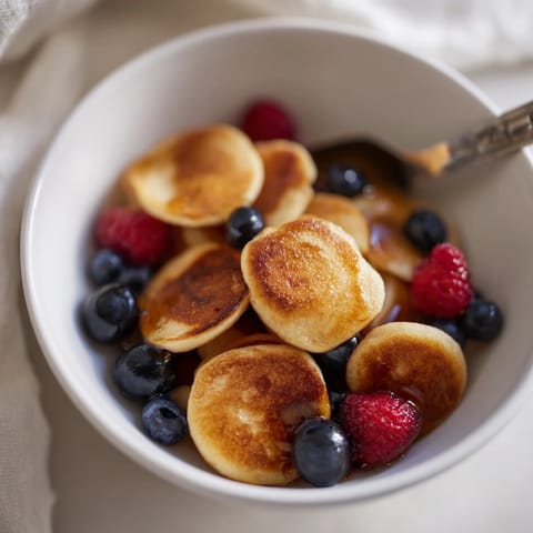 Mini Pancake Cereal Breakfast
