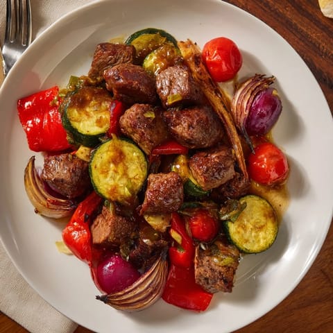 Honey garlic steak bites