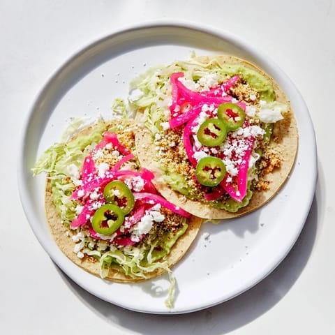 Pickled Red Onion Tacos