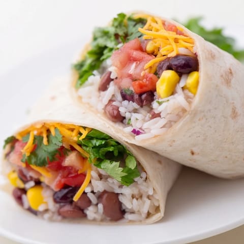 Rice Bean Burritos
