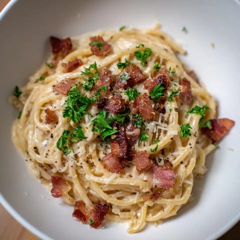 This Instant Pot Carbonara Ramen Hack features silky noodles coated in a rich egg and cheese sauce, ready fast.