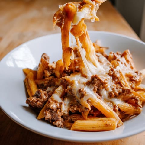 Easy Beef Enchilada Pasta