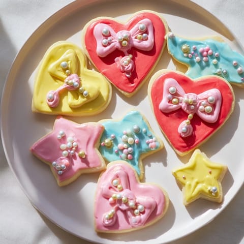 Pretty Bows Heart Star