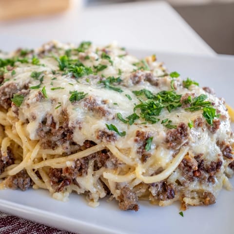 Tinis Baked Spaghetti Dish