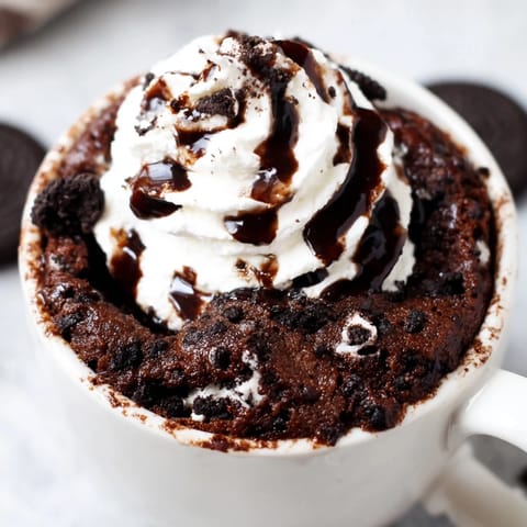 Oreo Mug Chocolate Cake