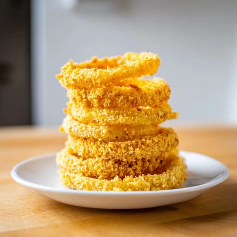 Crispy Onion Ring Stack