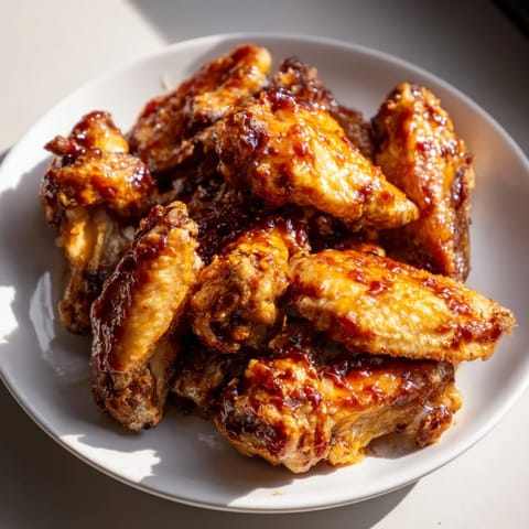 Baked Sticky Honey BBQ Wings