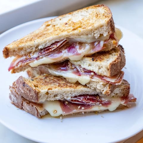 Crispy Prosciutto Fig Panini