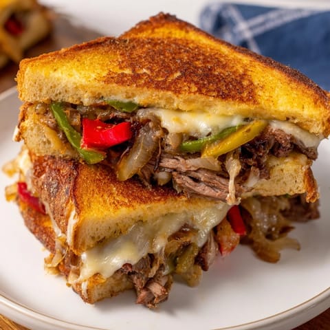 Philly Cheesesteak Grilled Cheese