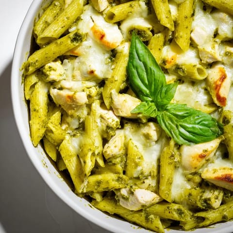 Pesto Chicken Pasta Bake