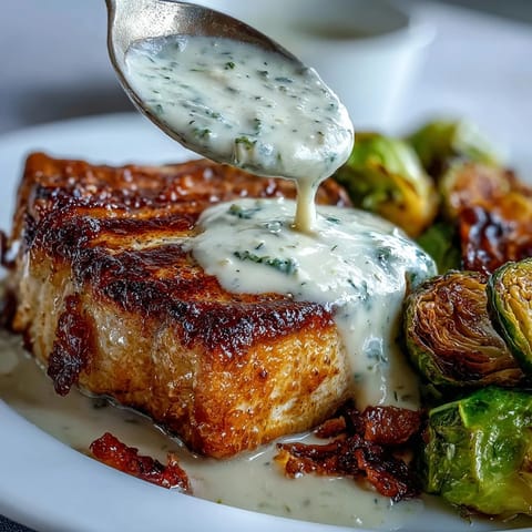 Keto Creamy Dijon Pork Chops