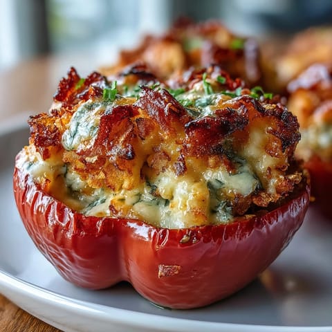 Funeral Potatoes Stuffed Peppers #1209