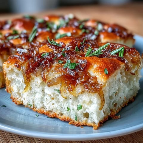 Sourdough Onion Focaccia