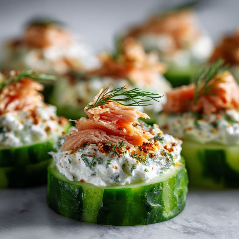 Cucumber and Dill Cream Cheese Bites.