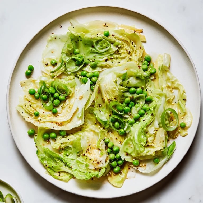 This warm Cabbage Stir-Fry with tender cabbage and a soy-garlic glaze looks incredibly flavorful, ready to eat.