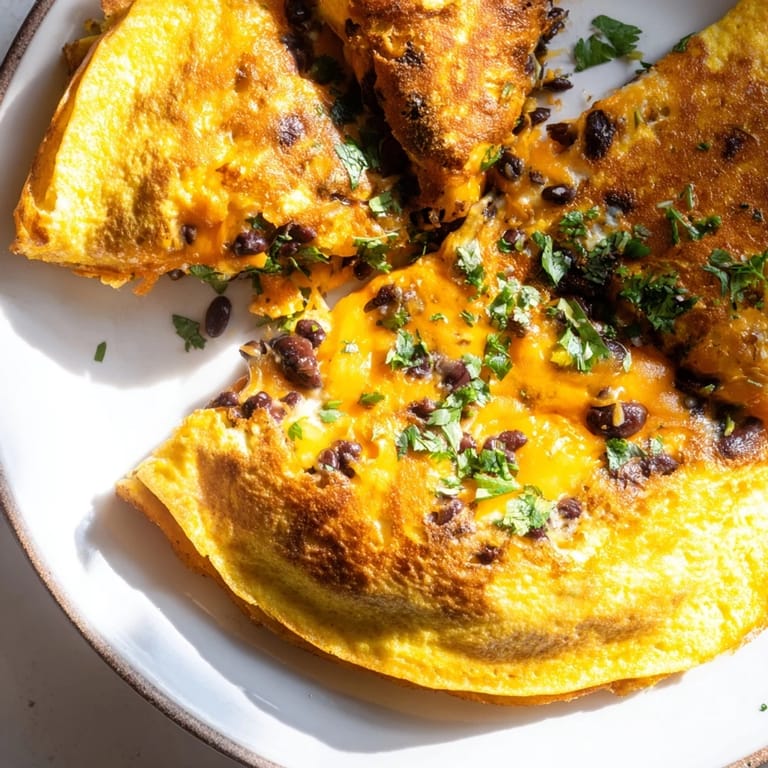 Warm, cheesy Bean & Cheese Quesadillas, folded in half, promise a satisfying bite with every crispy edge.