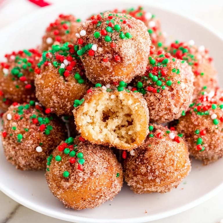 Imagine warm, cinnamon-sugared Air Fryer Christmas donut holes, a classic, comforting holiday dessert.