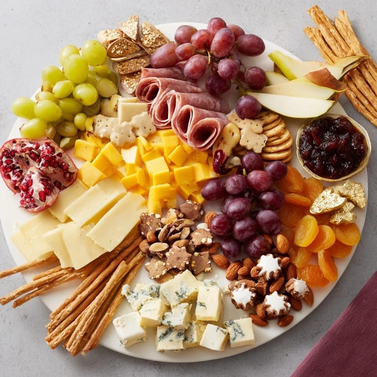 This Shining Bright Christmas 2025 Board offers a delicious array of tastes and textures for your guests.