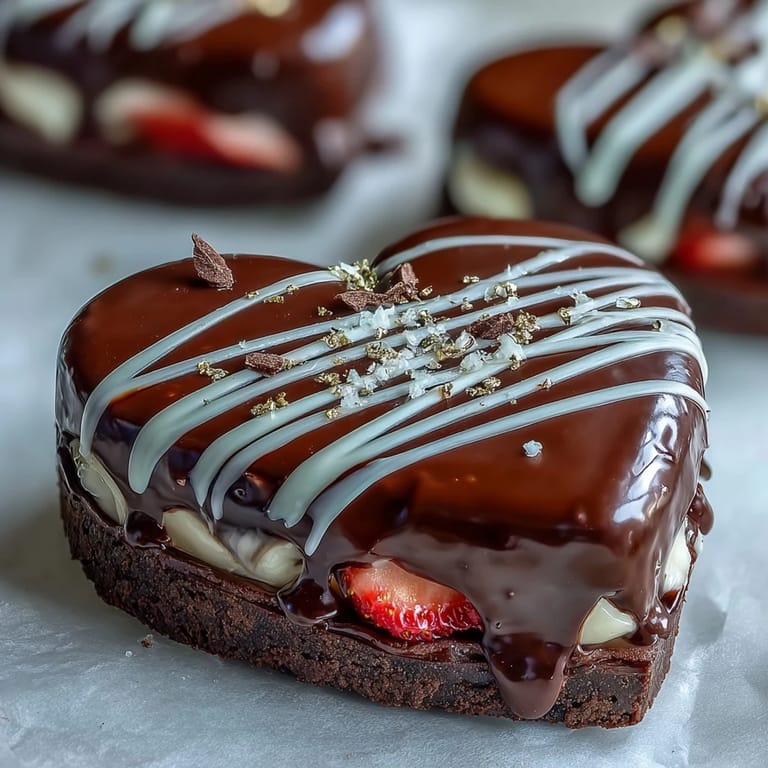 Break open this stunning dark chocolate shell to reveal juicy strawberries inside, a delightful surprise for your loved one.