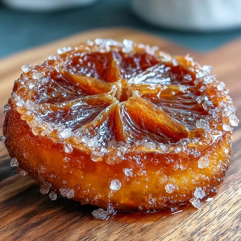 Glazed orange slices with sugar syrup: translucent, tender citrus garnish ideal for cocktails and Valentine's treats.  