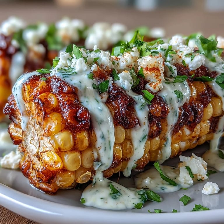 Microwave corn with Cotija cheese, chili powder, and cilantro for an easy Mexican street corn treat.  