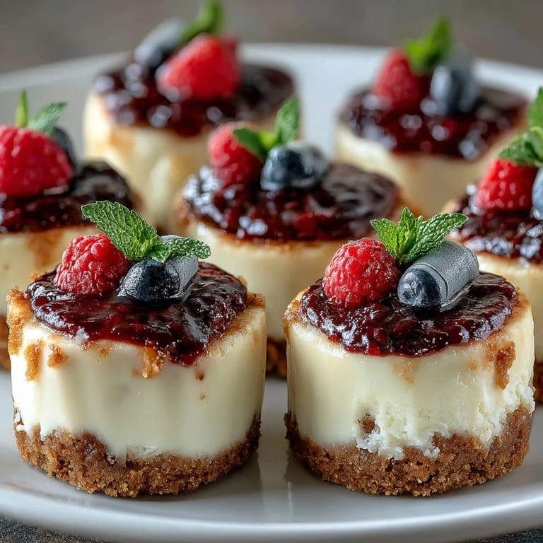 Decadent cheesecake bites featuring graham cracker base, smooth filling, and diploma picks for a graduation party favorite.