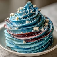 Galaxy Graduation Cake with edible stars, a celestial dessert masterpiece.
